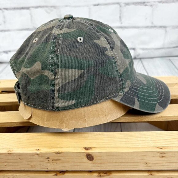 Streetwear unstructured Camo Adjustable Velcro Strap Baseball Cap / Hat - Picture 2 of 6